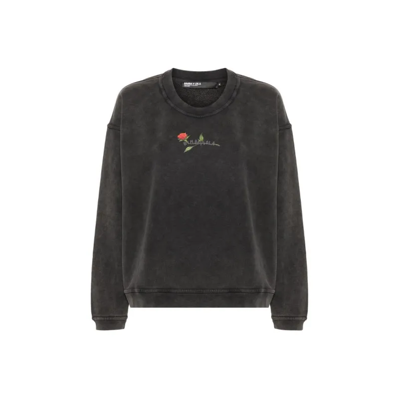 BIMBA Y LOLA Logo-print Cotton Sweatshirt-0