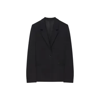 Givenchy Single-Breasted Cape Jacket