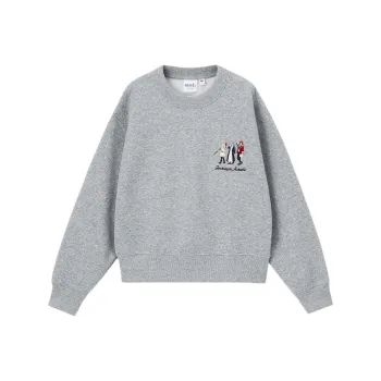 GU Funeral Freelen Collaboration Sweatshirts Women's Gray