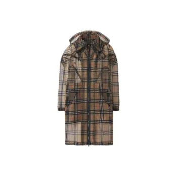 Burberry Vintage Check Mesh Parka Archive Beige