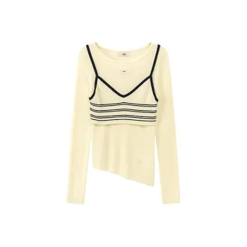 CHUU Knitwear Women's White Apricot