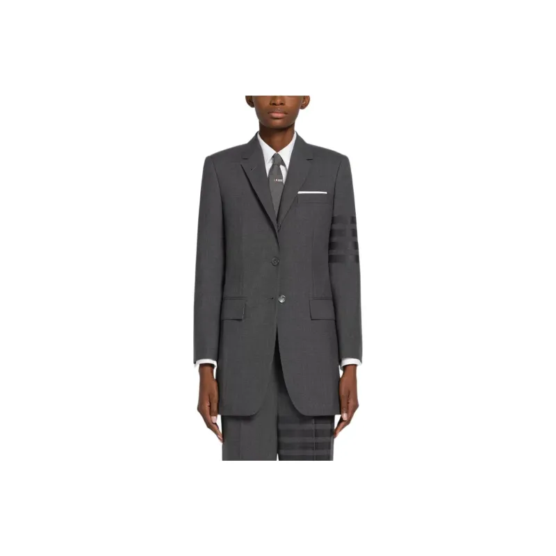 THOM BROWNE 4 Bar Stripe Wool Blazer-0