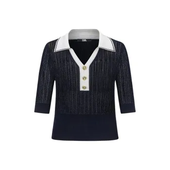 KARL LAGERFELD SS24 Knitwear Women's Blue