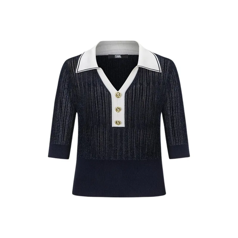 KARL LAGERFELD SS24 Knitwear Women's Blue-0