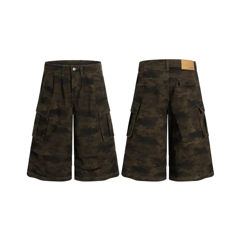 STRUCKCOOL Cargo Shorts Unisex Camouflage-3