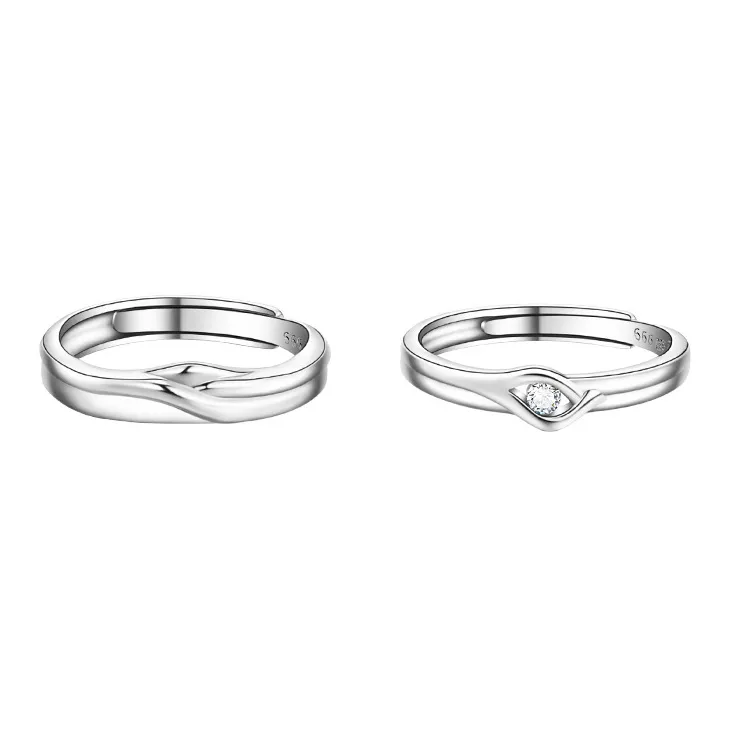 SOFTDORA S999 Fine Silver Rings Unisex-1