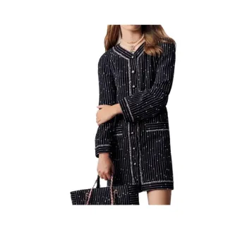 CHANEL Coats Women's Black