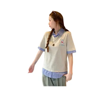 Mu Xiao Xin T Shirt Women's Gray