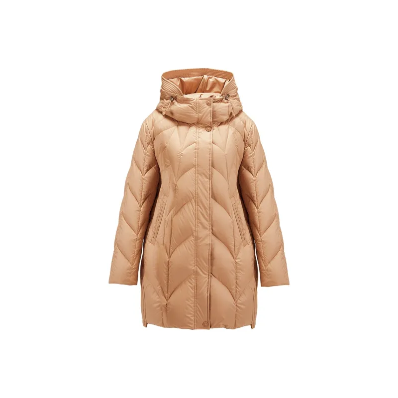 XIANGYING Down Jacket Women's Orange-0