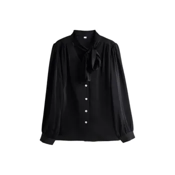 ONE SHALLOW Shirt Women's Black White