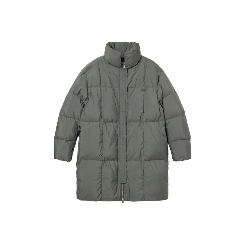 LACOSTE Down Jacket Women's Khaki Olive-0