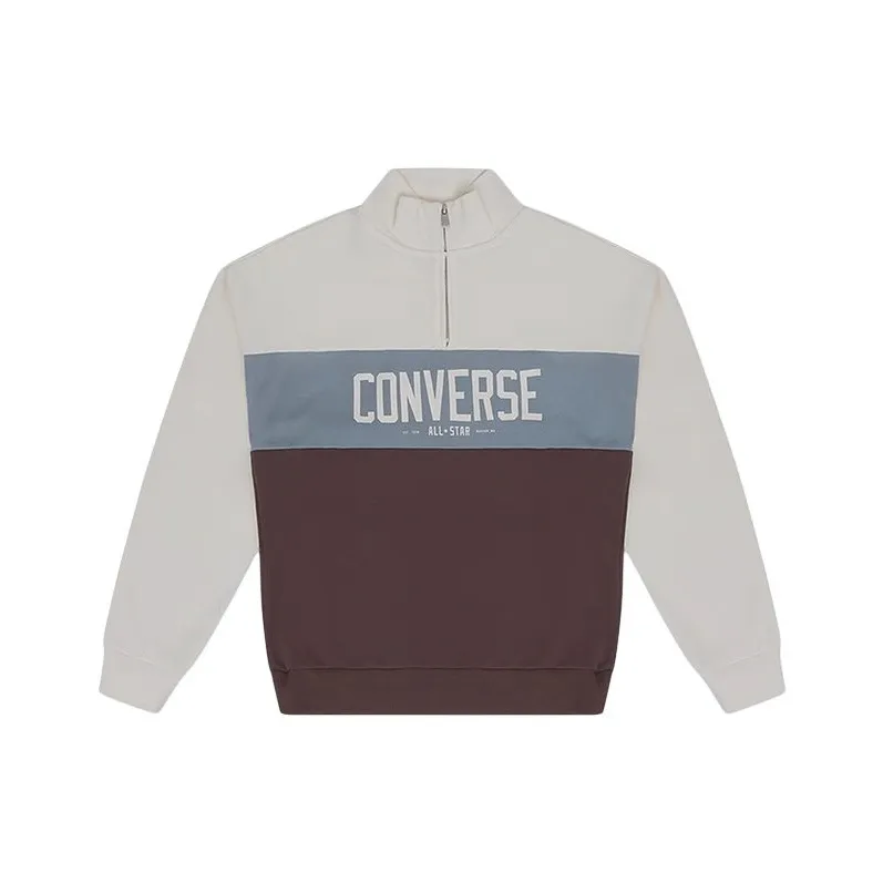 Converse Half-Zip Colorblocked Pullover-0