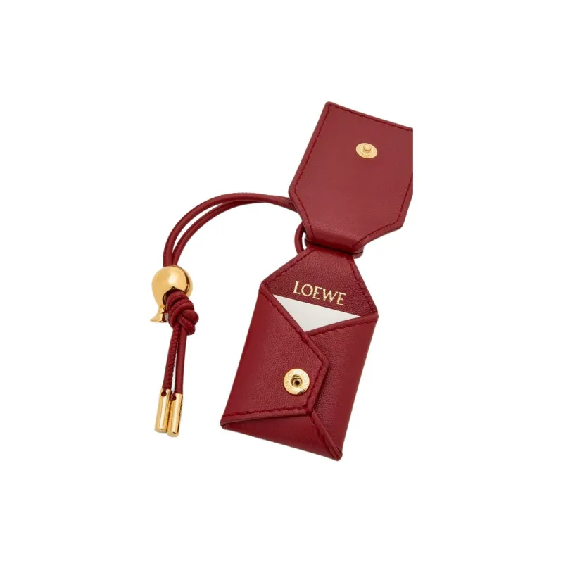 LOEWE Puzzle Lambskin Puzzle Bag One Shoulder Handbag Mini Women's Burnt Red-11