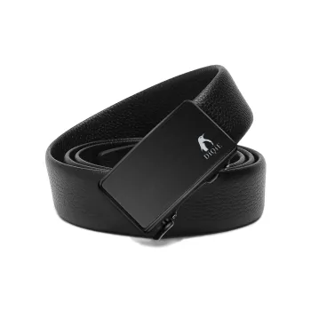 Emperor Penguin Top Grain Cow Leather Belts Unisex Width 3.5 Cm