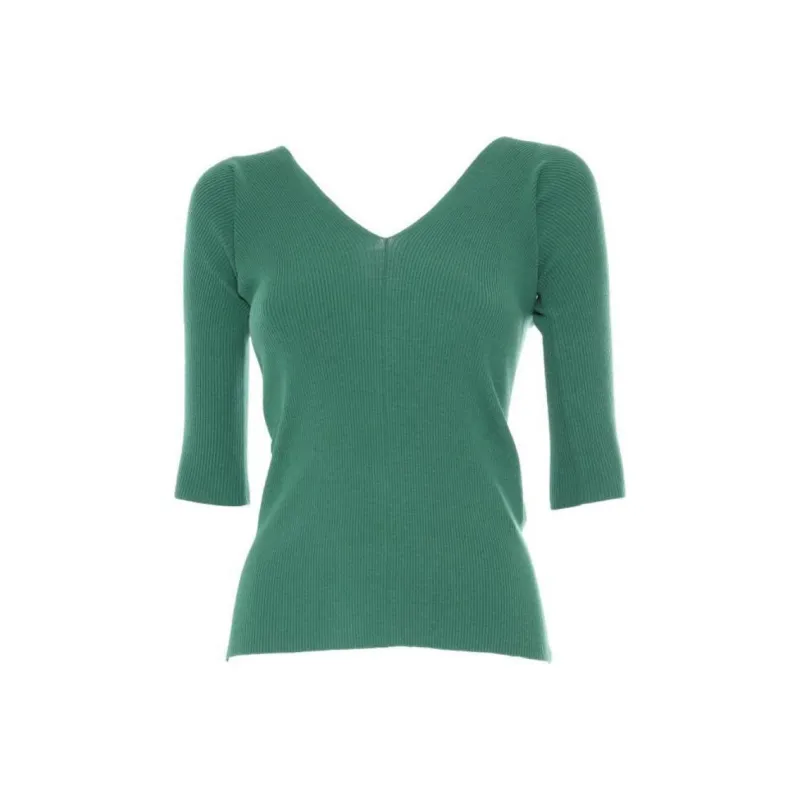 WEEKEND MaxMara V Neck Half Sleeved Jumper-0