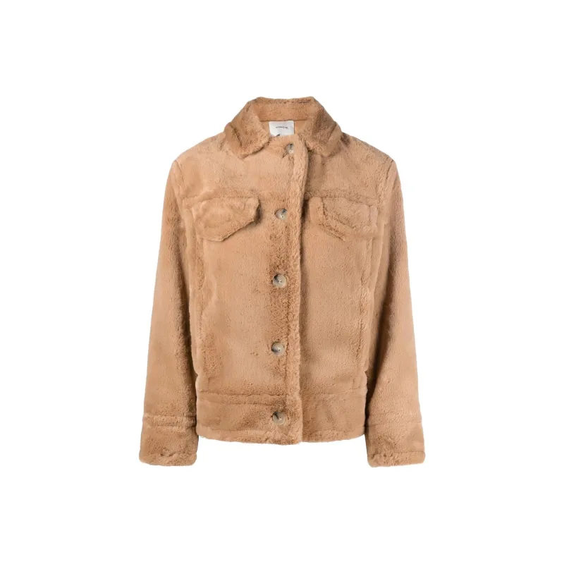 VINCE Jackets Women's Khaki-0