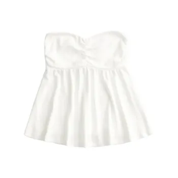 Hollister Strapless Top Women's White