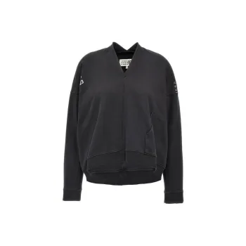 MM6 Maison Margiela Numbers Motif V Neck Sweatshirt