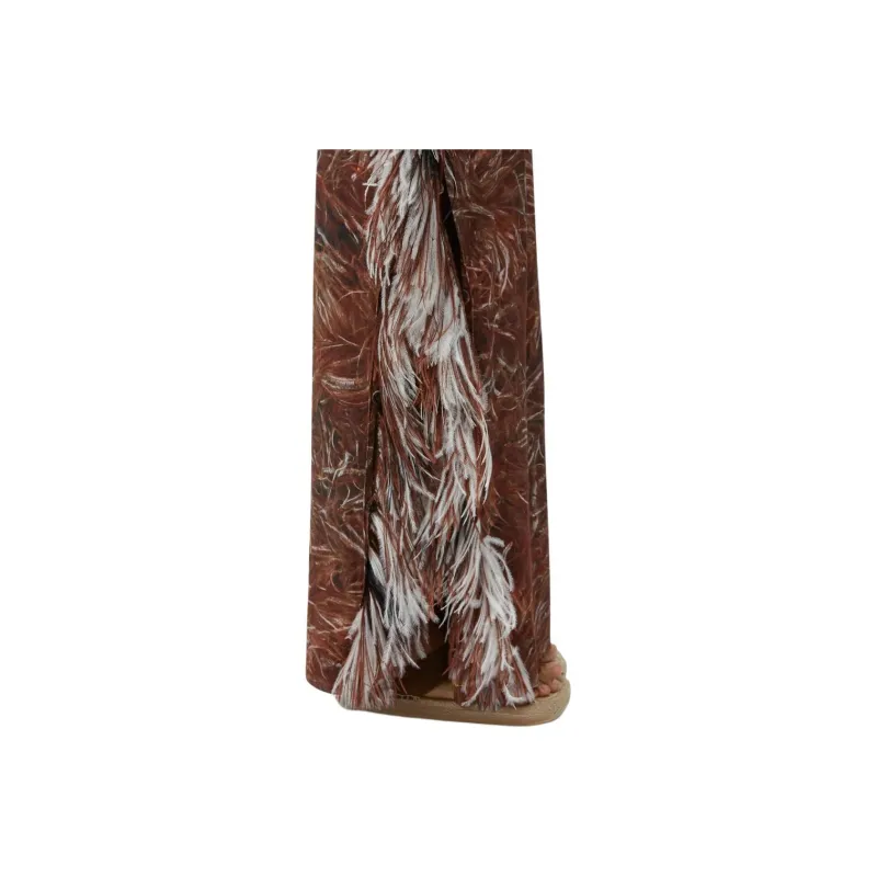 LOEWE SS25 Sleeveless Dress Women's Brown-3