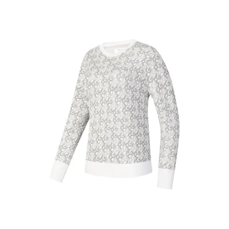 FILA Golf Series GOLF Knitwear Women's All Over Print Gray-0