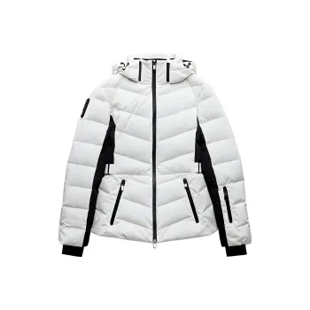 ZARA SKI Skiing Series Down Jackets Women's White