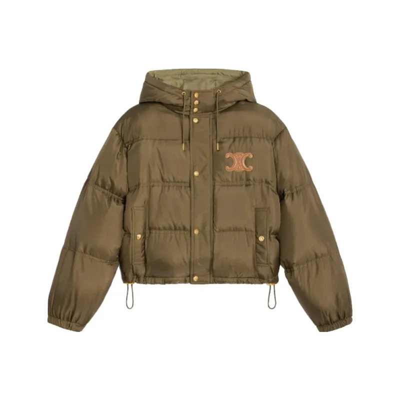CELINE FW23 Down Jacket Women's Khaki-0