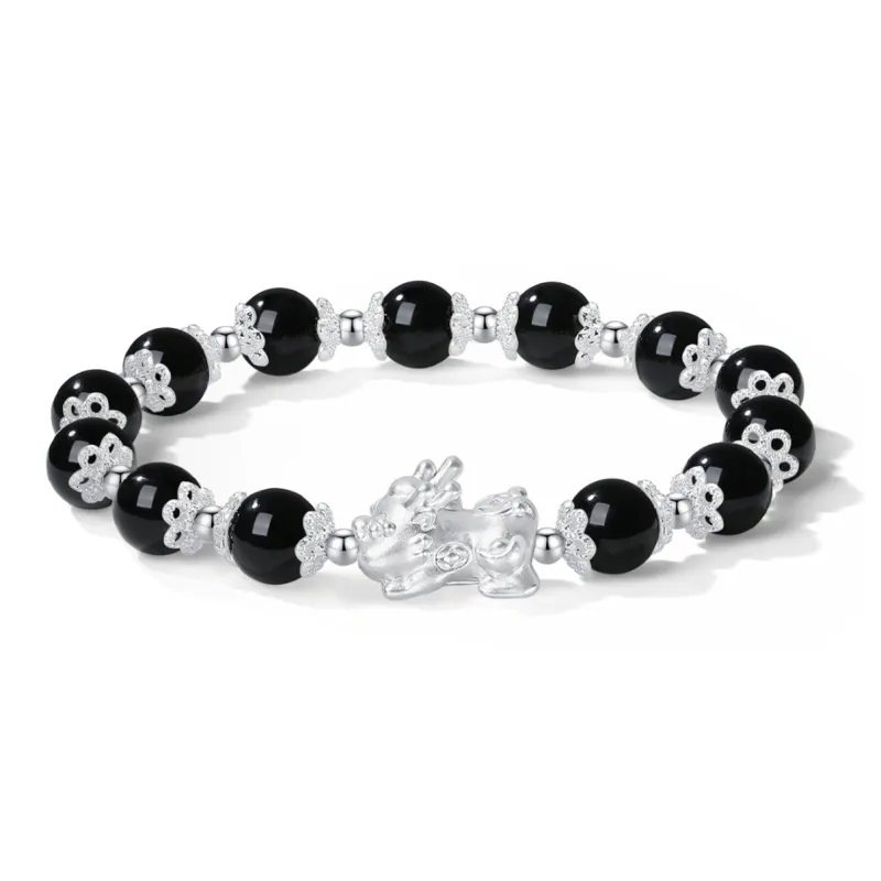 ZKY Glass Cat Eye Jade Bracelets Unisex-6