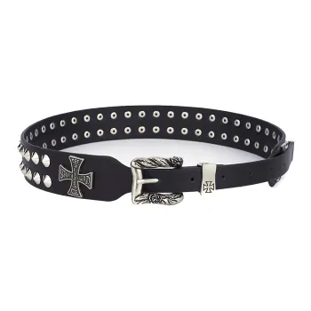 Yalu Cow Split Leather Belts Unisex Width 3.7CM