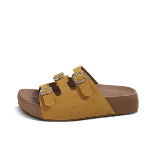 AFJI Rubber Sole Odor Resistant Slide Slippers Women's