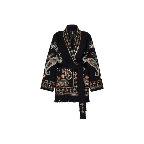Alanui Inner Energy Embroidered Wool Cardigan