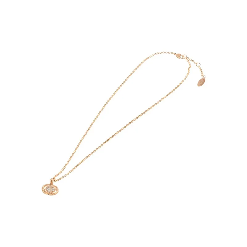 Vivienne Westwood Brass Necklaces Unisex Pink Gold-1