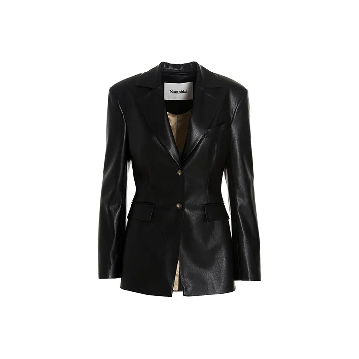 NANUSHKA Hathi Single-Breasted Tailored Blazer-0