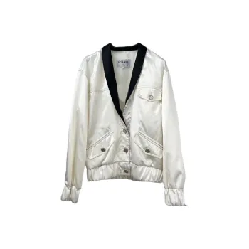 CHANEL Jackets & Coats Women's White
