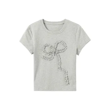 3COLOUR T Shirts Women's Heather Gray