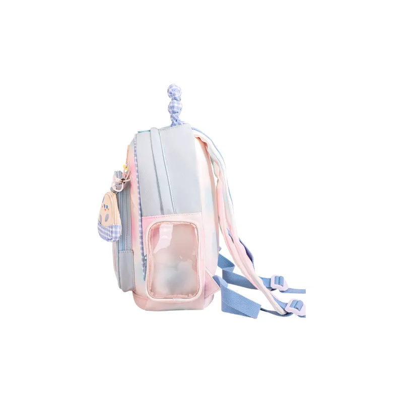 Miffy Fabric Backpack Women's Pink Blue/White Yellow-1