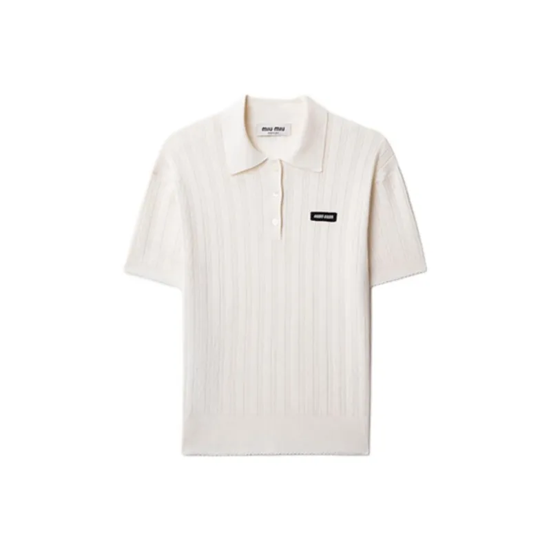 MIU MIU Polo Shirt Women's White-0