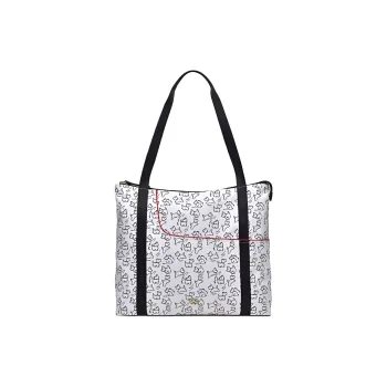 RADLEY Nylon Fabric Tote Bag Shopping Bag Handbag Shoulder Bag Large Size Unisex Gray