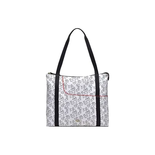 RADLEY Nylon Fabric Tote Bag Shopping Bag Handbag Shoulder Bag Large Size Unisex Gray