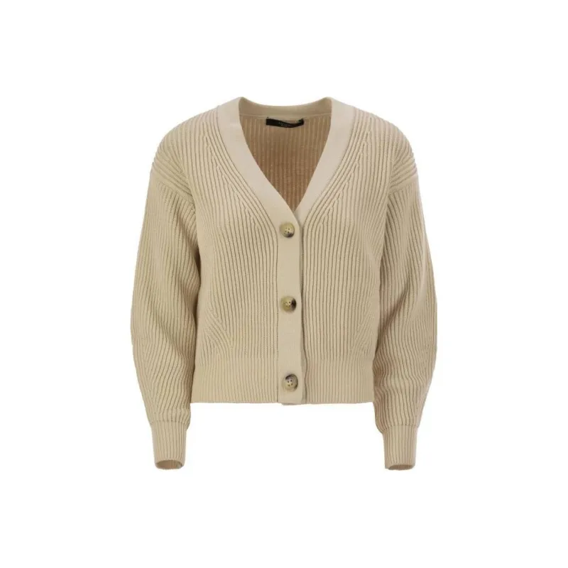WEEKEND MaxMara Nirvana Ribbed Knit Cardigan-0