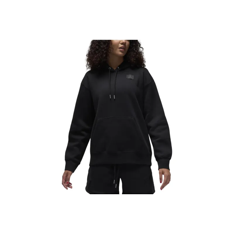 Jordan Flight Fleece Women's Satin Lined Pullover Hoodie-0