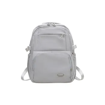 ZOGA Nylon Fabric Backpack Unisex Gray/Black/Orange Red/Green
