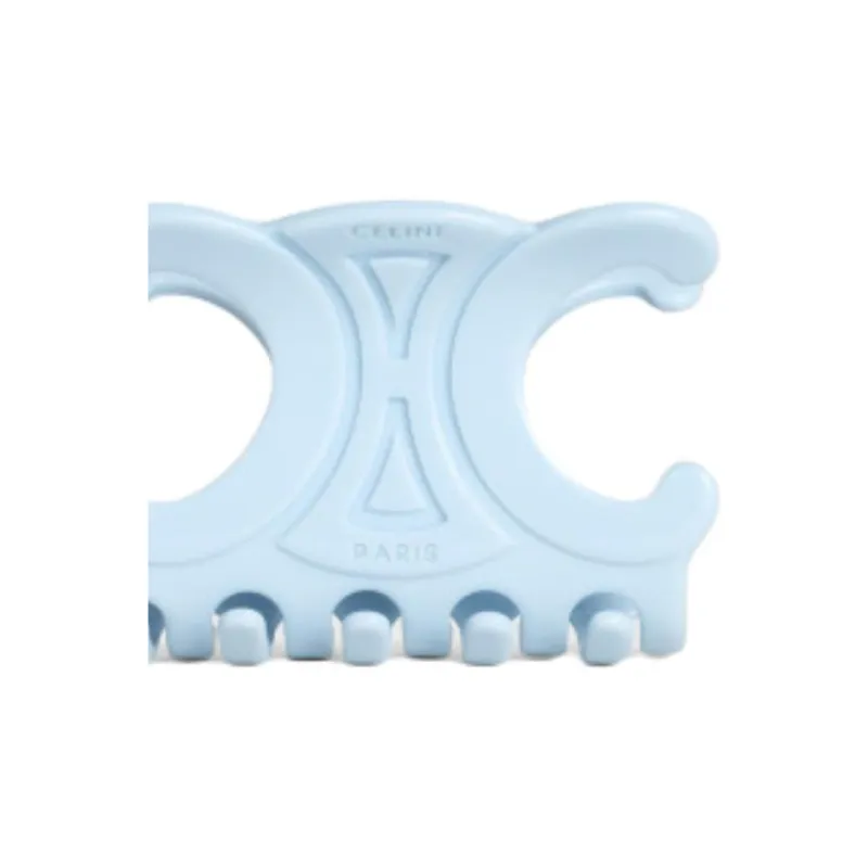 CELINE Stainless Steel Hair Clips Unisex Blue-2