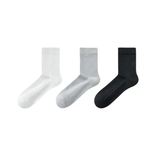 Temooues Mid Calf Socks Unisex Combo Set