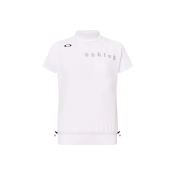Oakley Elevate Squeeze Hem Mock Shirt Women's White