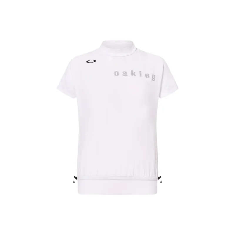 Oakley Elevate Squeeze Hem Mock Shirt Women's White-0