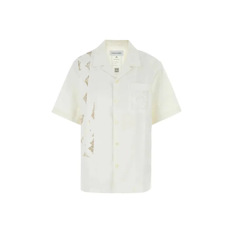 Marine Serre Poplin Shirt-0