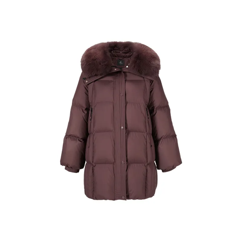 XIANGYING Down Jacket Women's Ancora Red-0