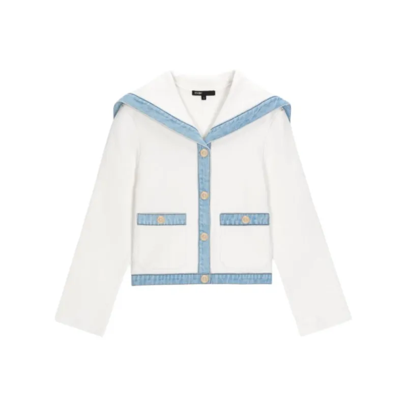 Maje Bouclé Cardigan-0