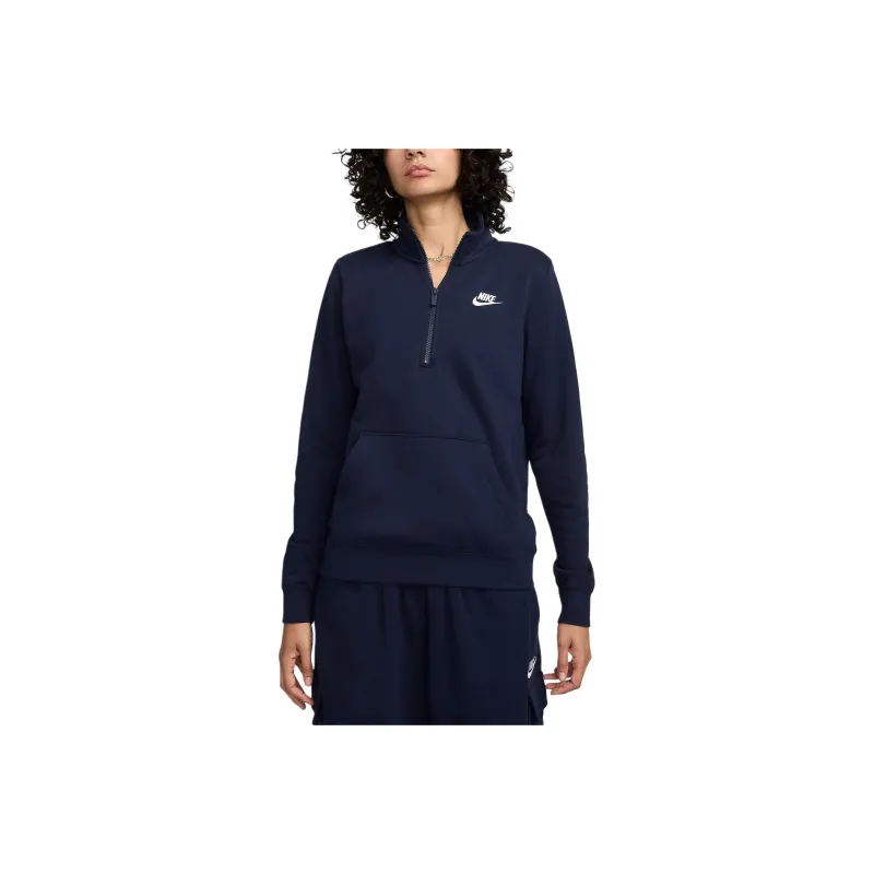 Nike Sportswear Club Sweatshirt Women's Obsidian Black/White-0