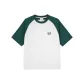 White with Green Sleeves